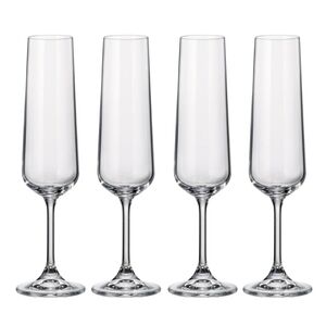 Maison Elegant Clear Champagne Flute 2 Set Boxes 8pcs